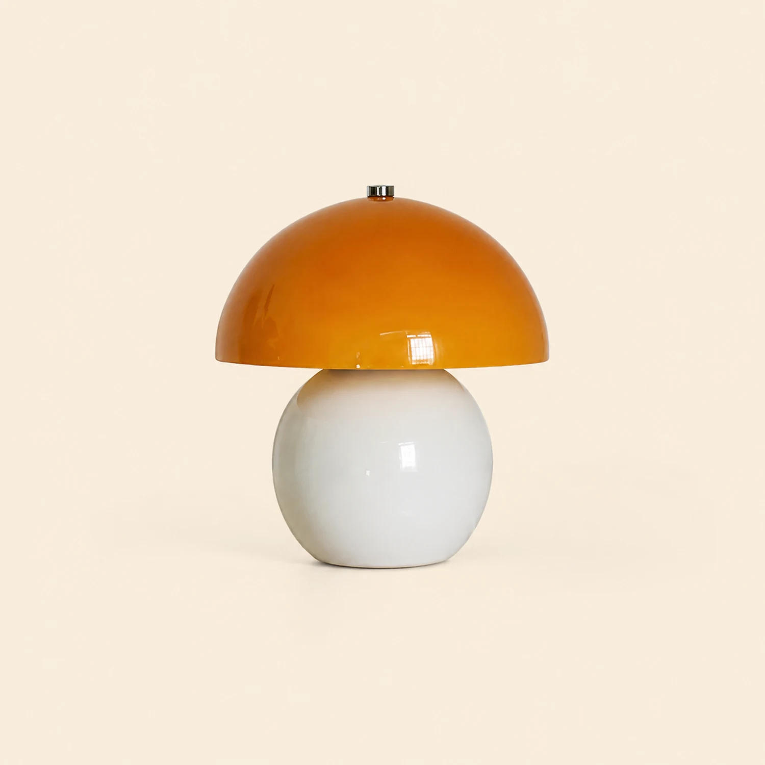 Mushroom Ceramic Built-in Battery Table Lamp - Lumpaz