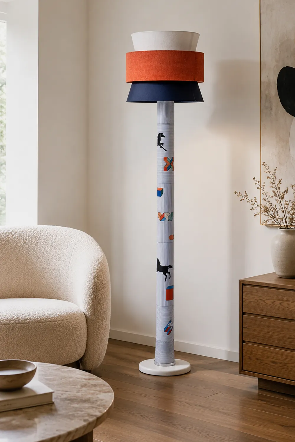 Striped Pony Floor Lamp - Lumpaz