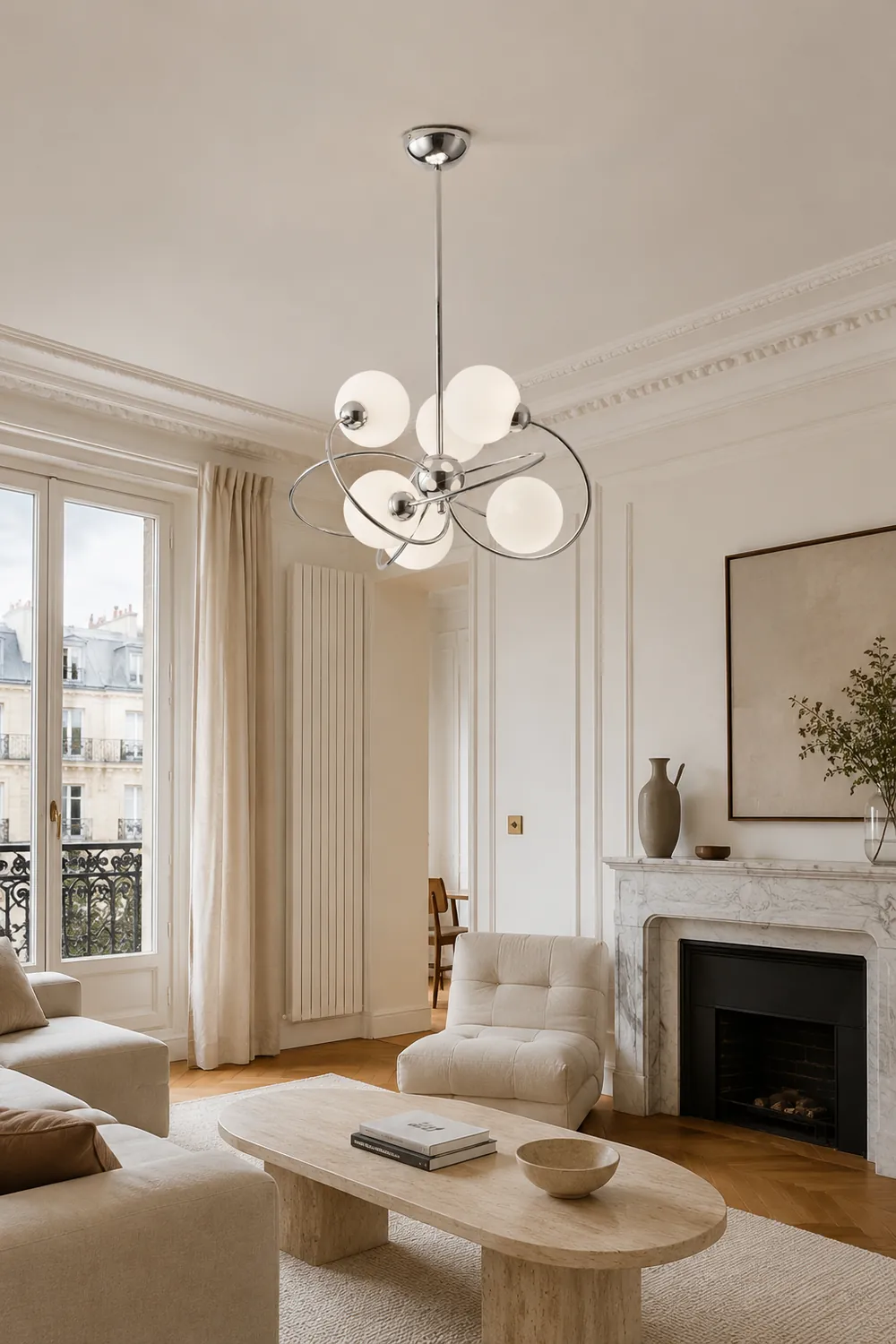 Sputnik Space Age Chandelier - Lumpaz