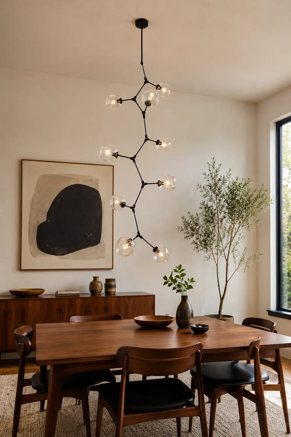 Perry Globe Vertical Chandelier - Lumpaz