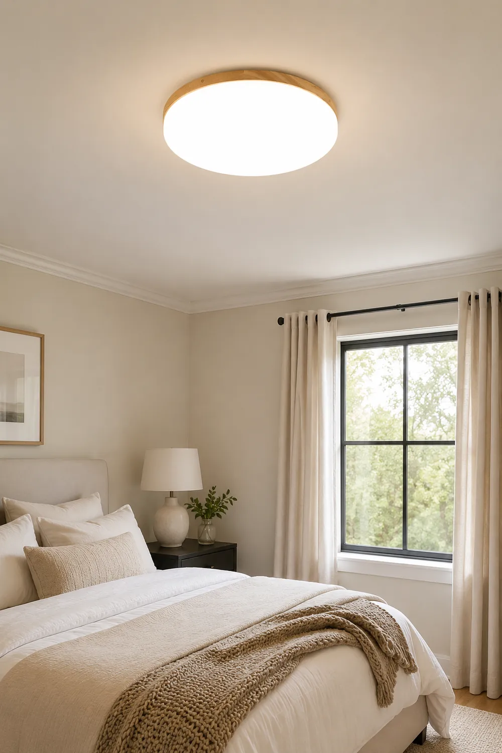 Simple Round Acrylic LED Ceiling Light - Lumpaz