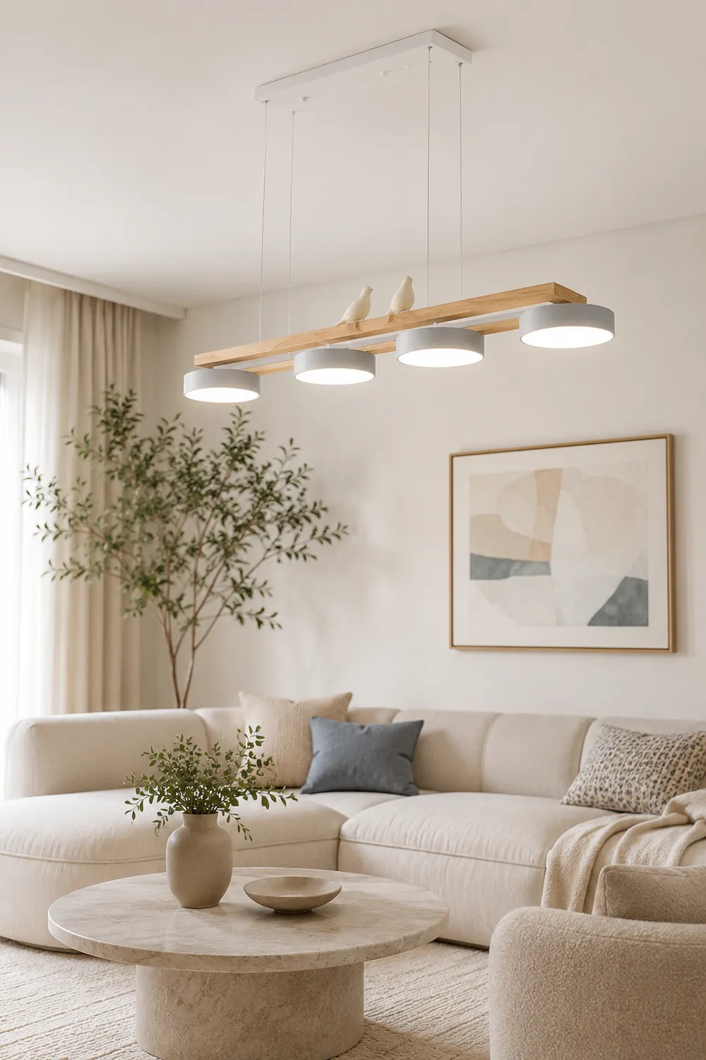 Sienna Bird Long Chandelier - Lumpaz