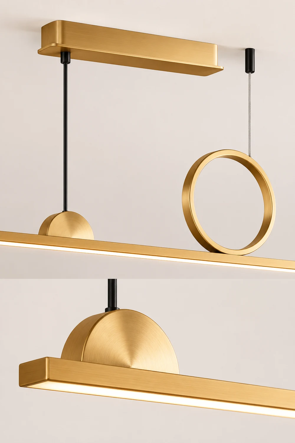 Circle Linear Pendant Lamp - Lumpaz