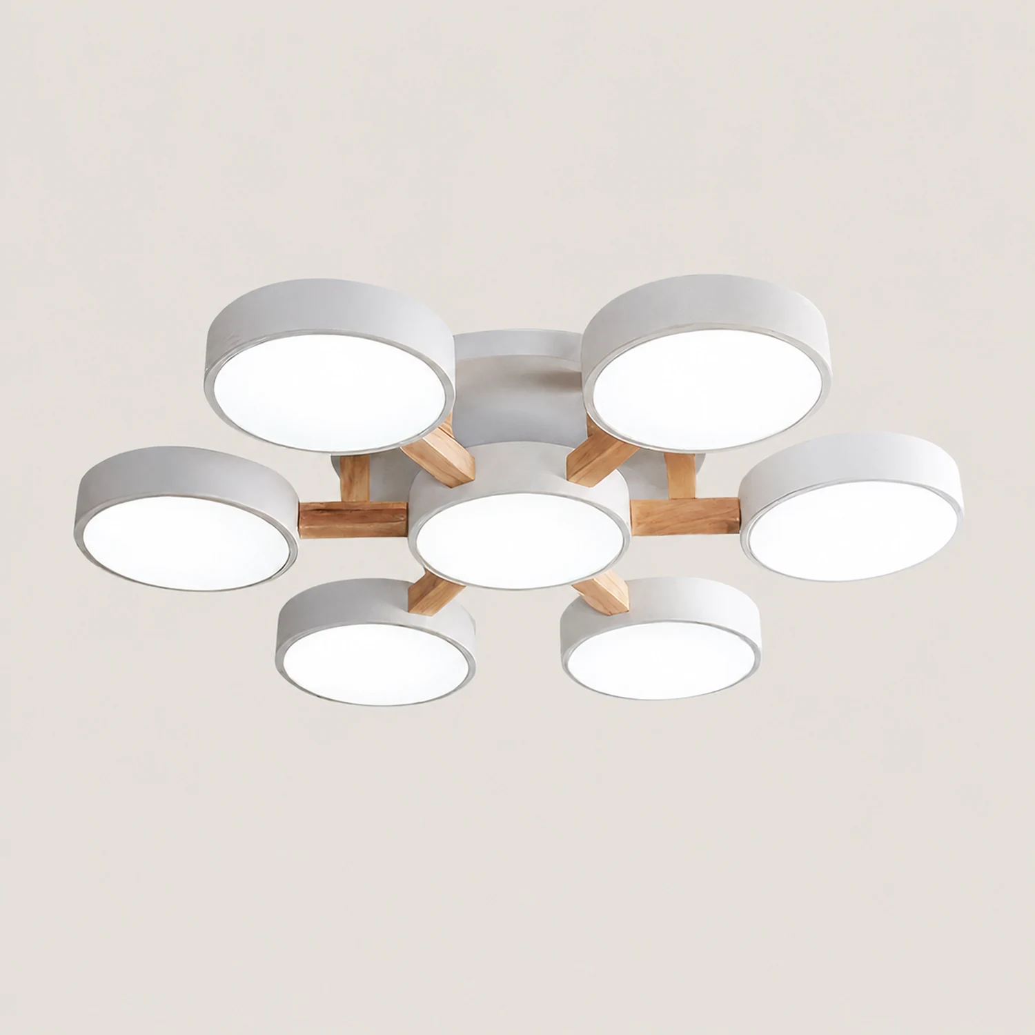 Contemporary Acrylic Multi-Heads Ceiling Light - Lumpaz