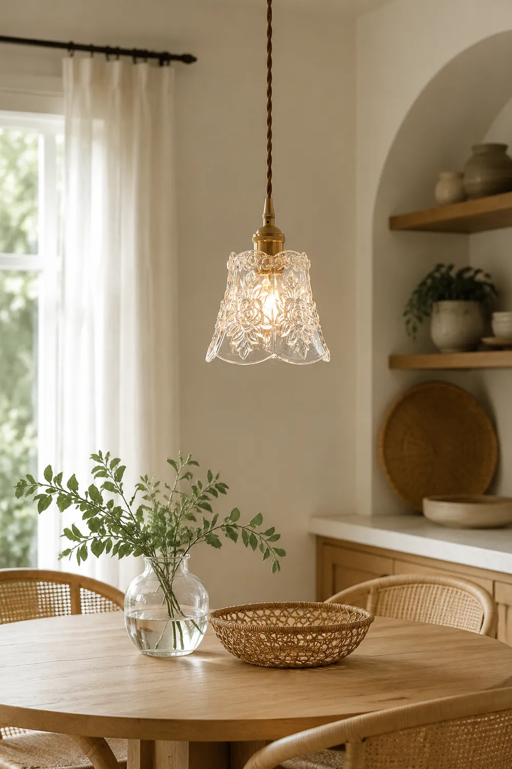 Flower Glass Pendant Lamp - Lumpaz