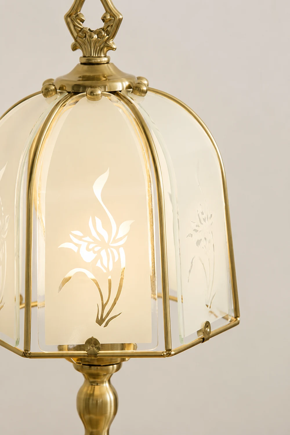 Orchid Glass Table Lamp - Lumpaz