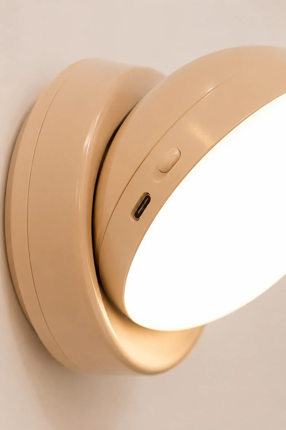 Mini Chargeable White LED Wall Light - Lumpaz
