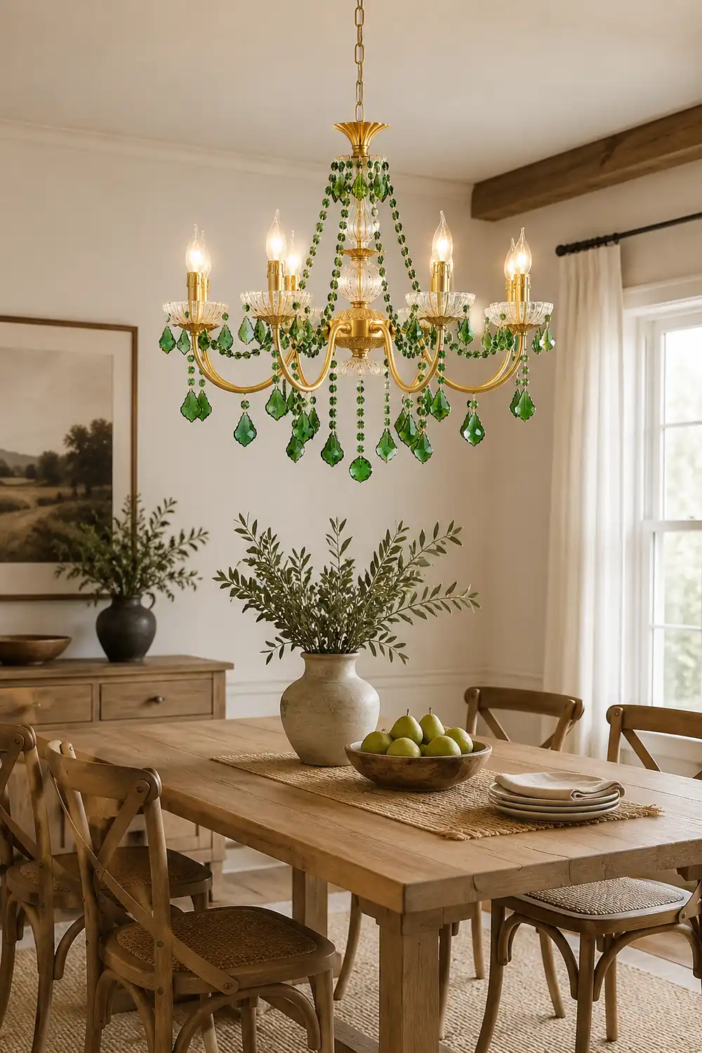 Magdalena Brass Chandelier - Lumpaz