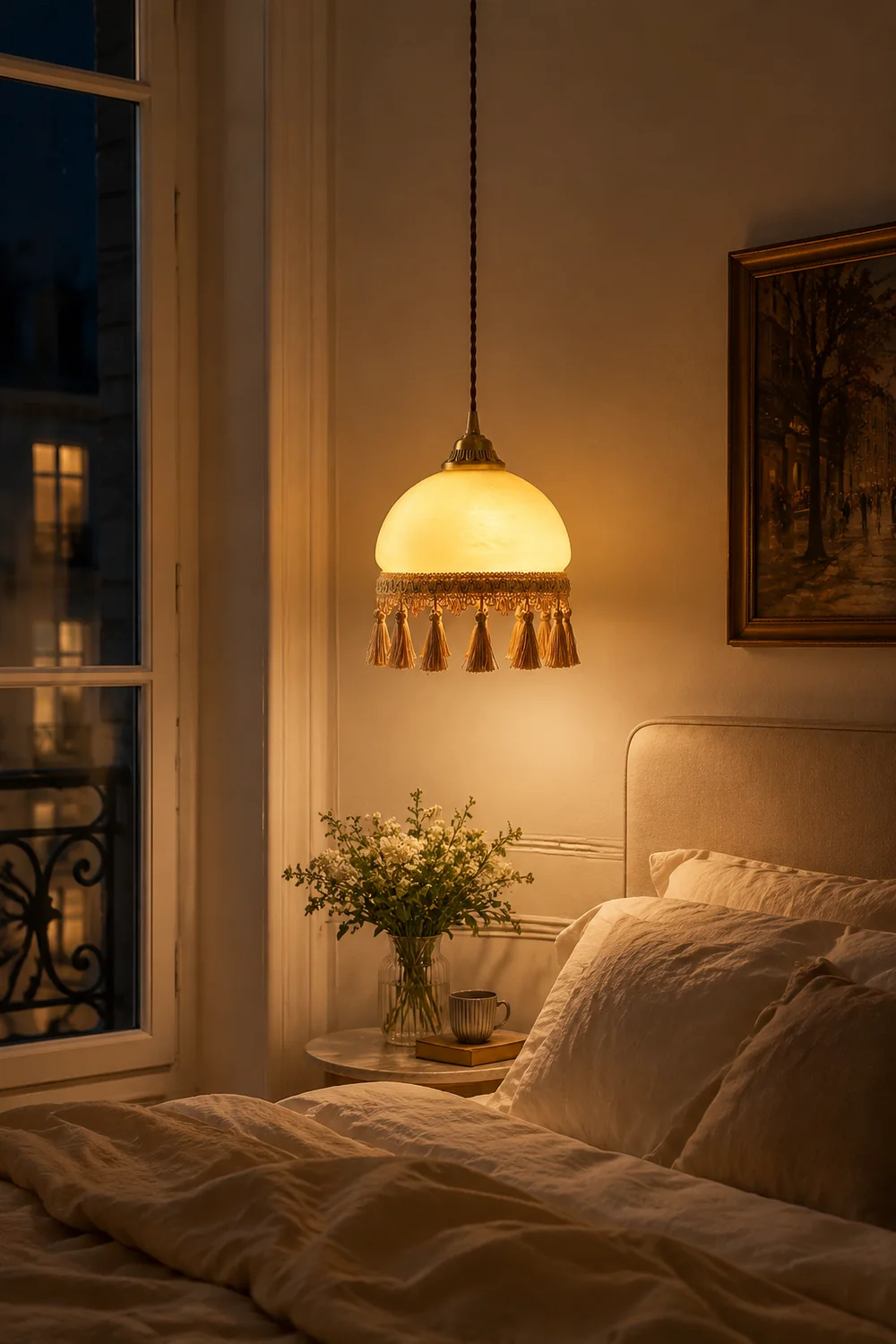 French Tassels Brass Pendant Light - Lumpaz