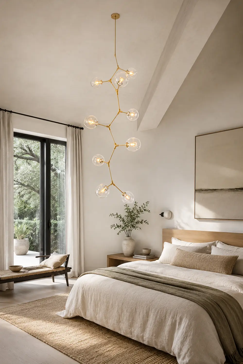 Perry Globe Vertical Chandelier - Lumpaz