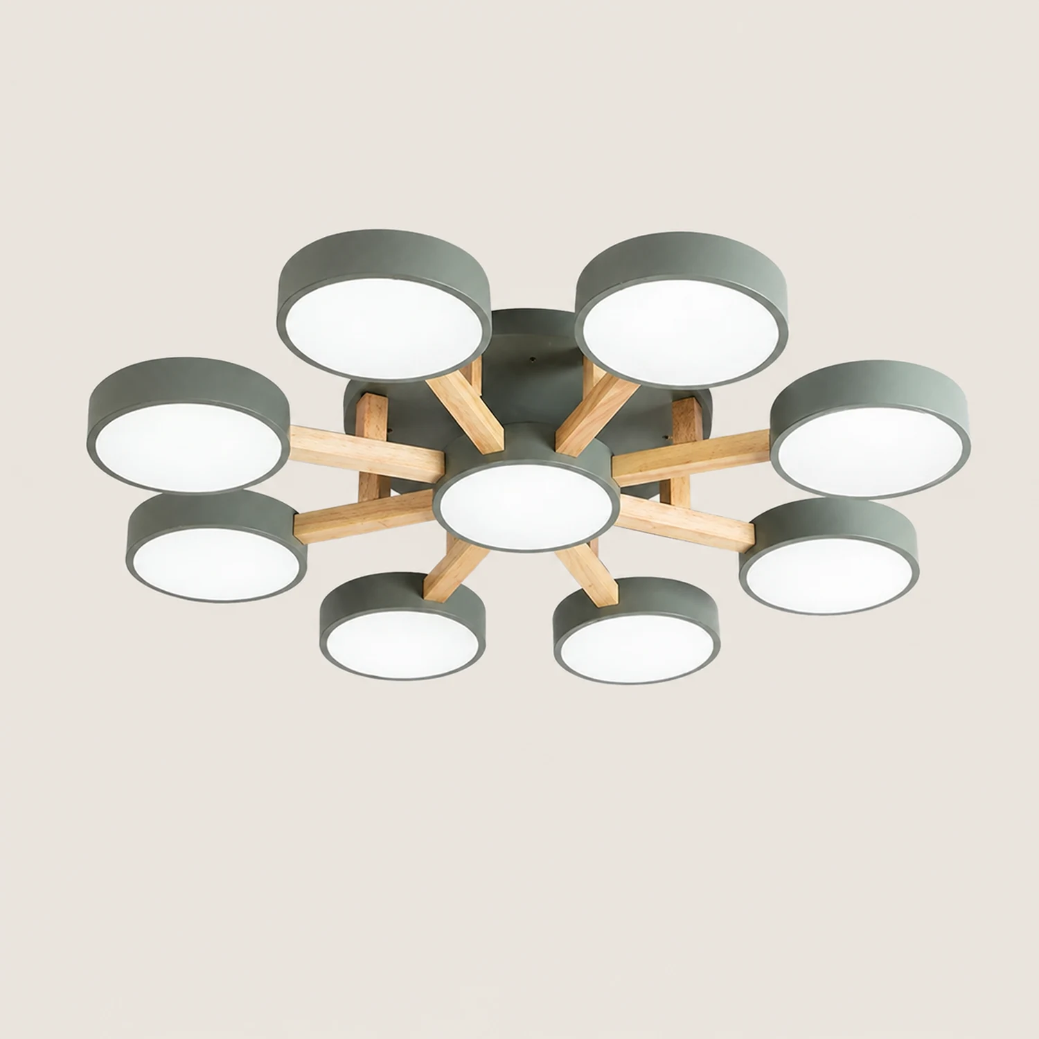 Contemporary Acrylic Multi-Heads Ceiling Light - Lumpaz