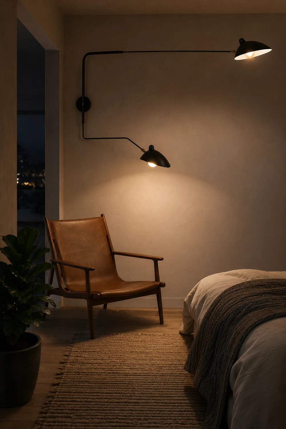Serge Mouille Wall Lamp - Lumpaz