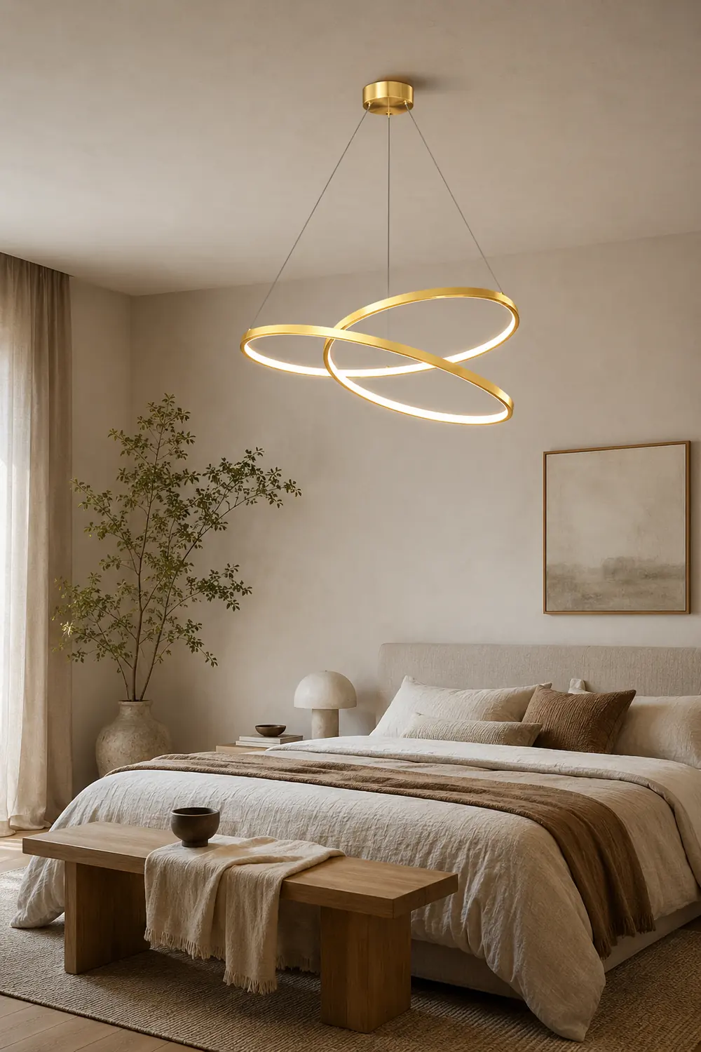 Geometric Curve Chandelier - Lumpaz