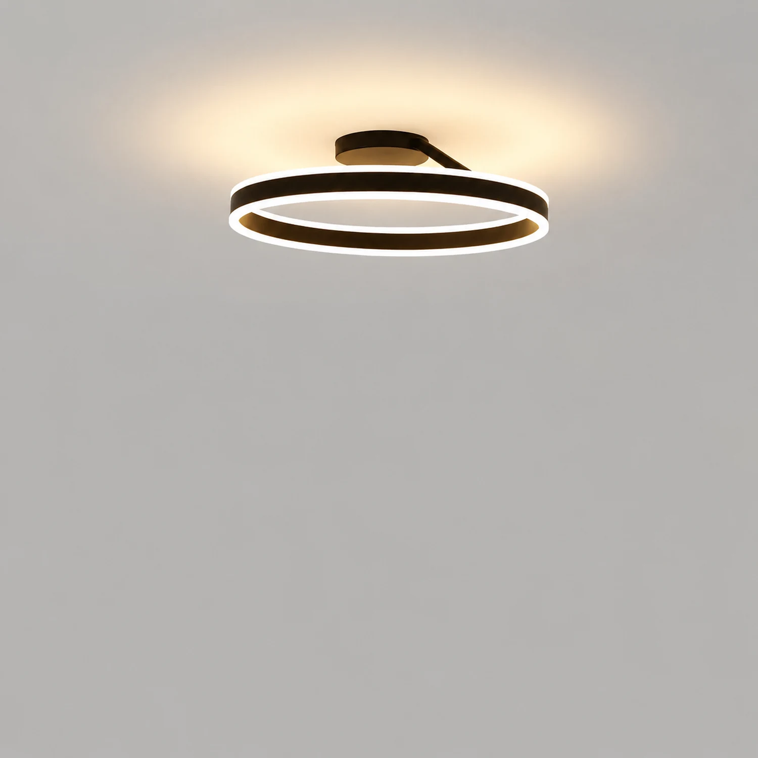 Nordic LED Geometry Circle Ceiling Light - Lumpaz