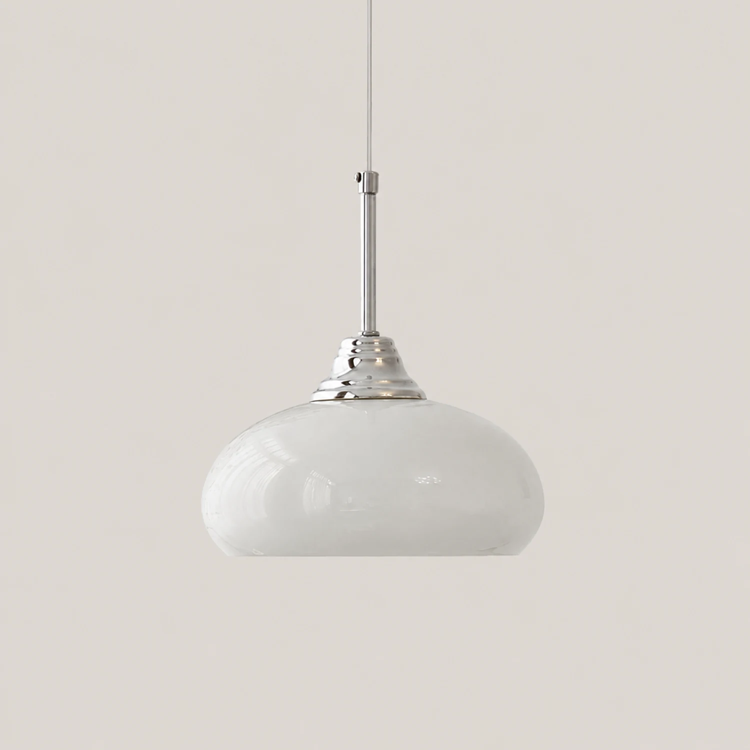 Cream Bell Pendant Lamp - Lumpaz
