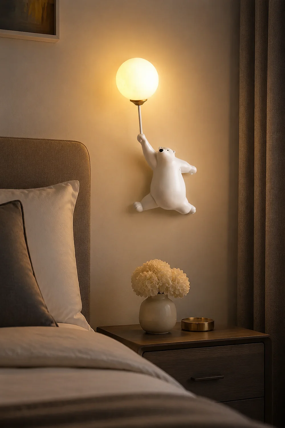Bear Balloon Wall Lamp - Lumpaz