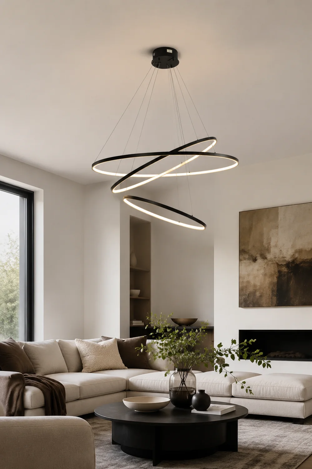 Floating Ring Chandelier - Lumpaz