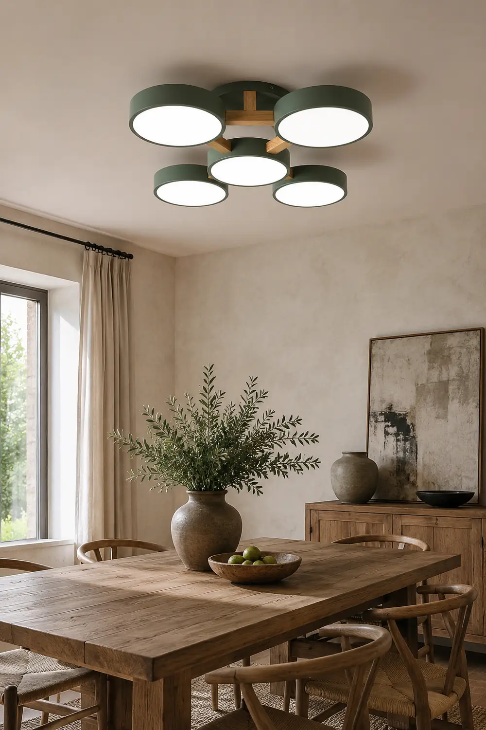 Contemporary Acrylic Multi-Heads Ceiling Light - Lumpaz