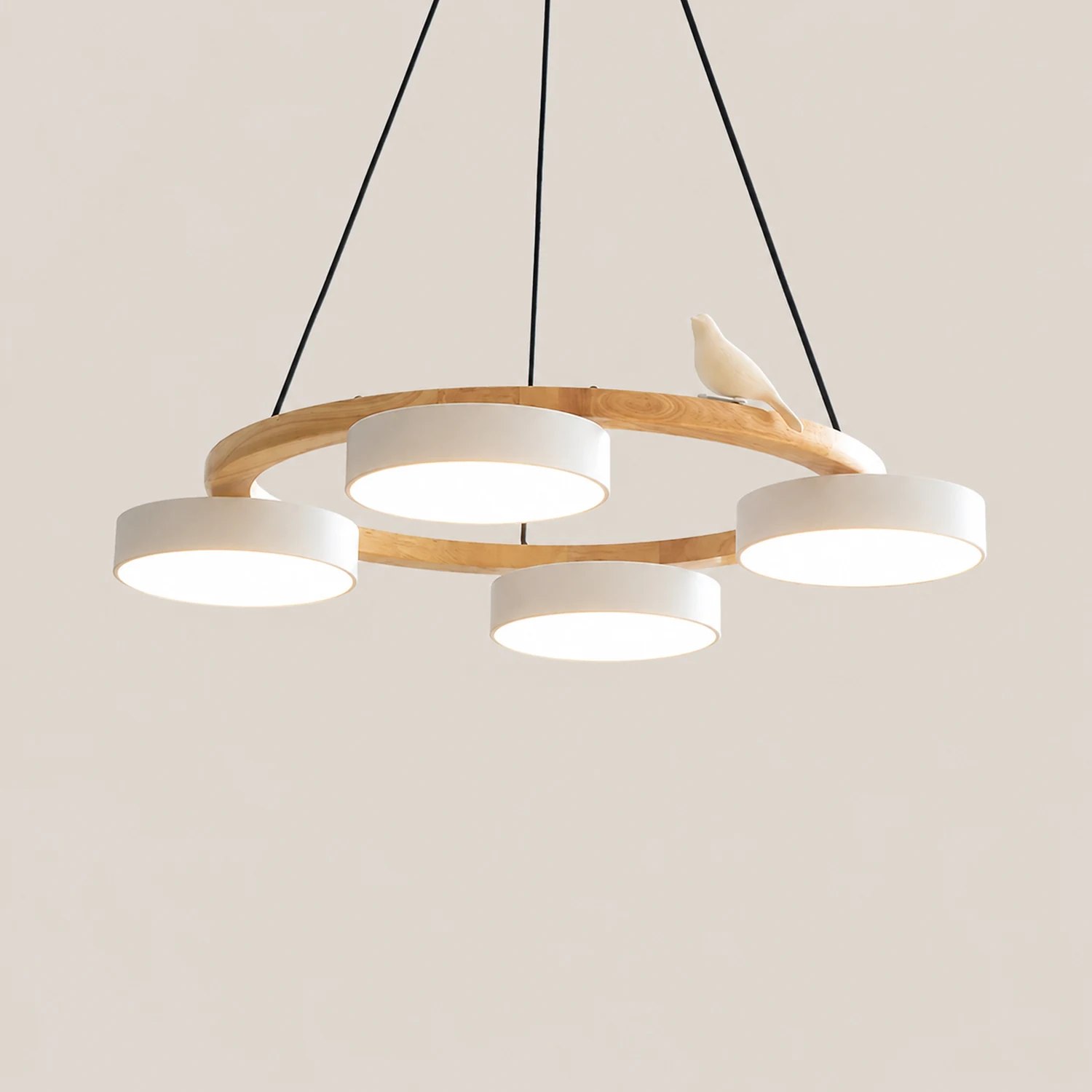 Sienna Bird Round Chandelier - Lumpaz