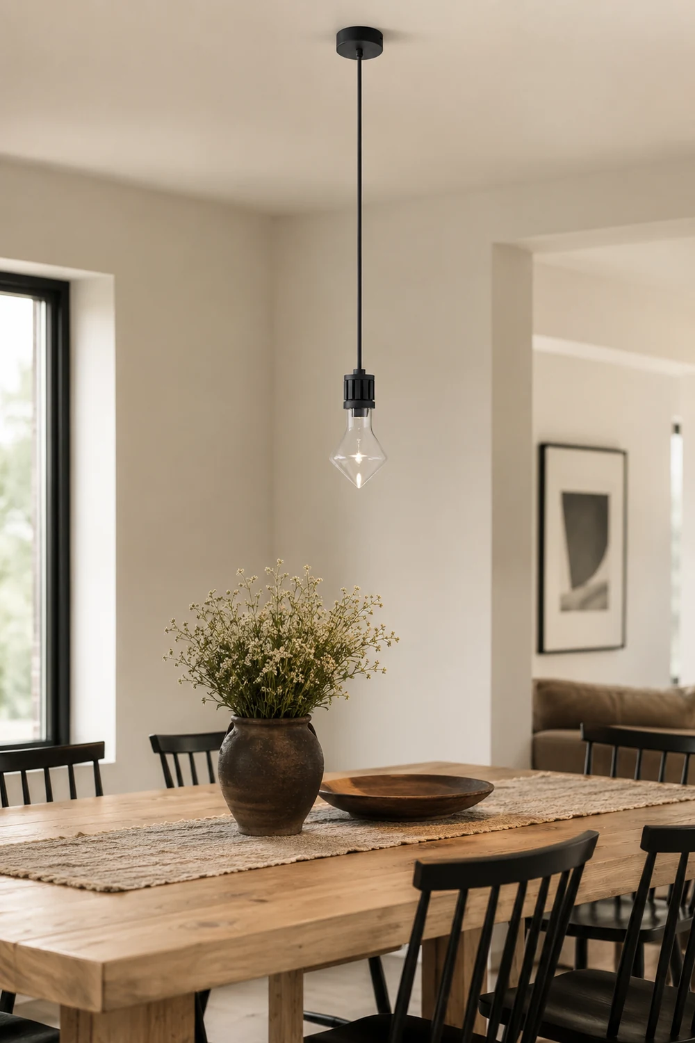 Diamond Glass Pendant Lamp - Lumpaz