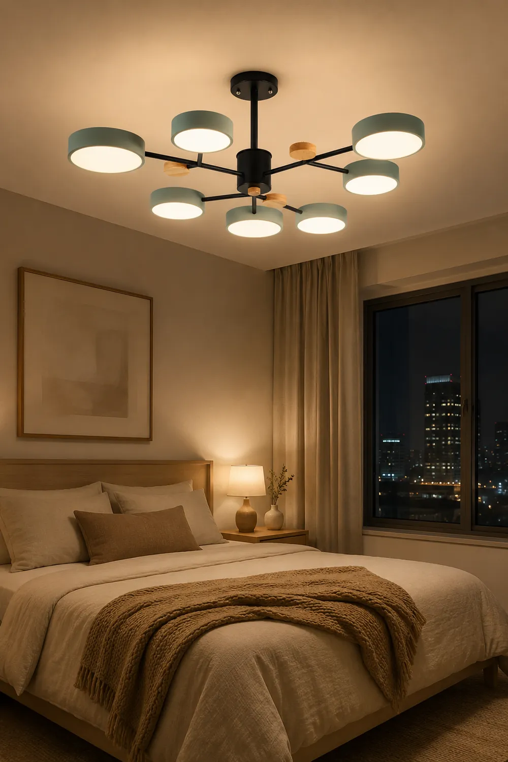 Contemporary Acrylic LED Hanging Pendant Light - Lumpaz