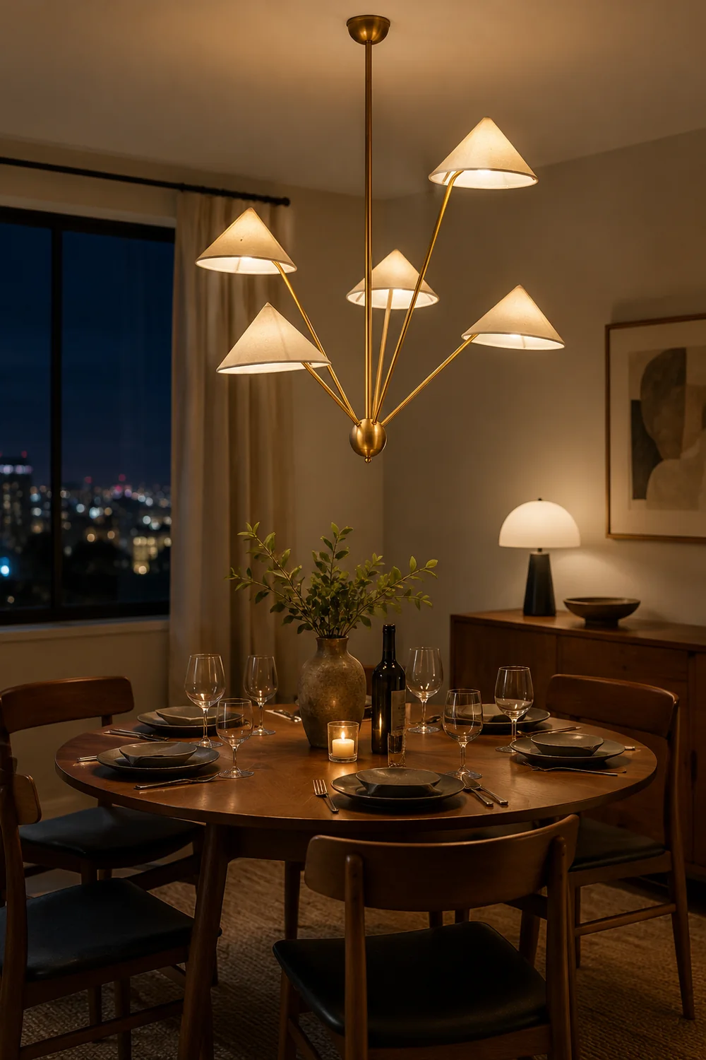 Mantis Fabric Chandelier - Lumpaz