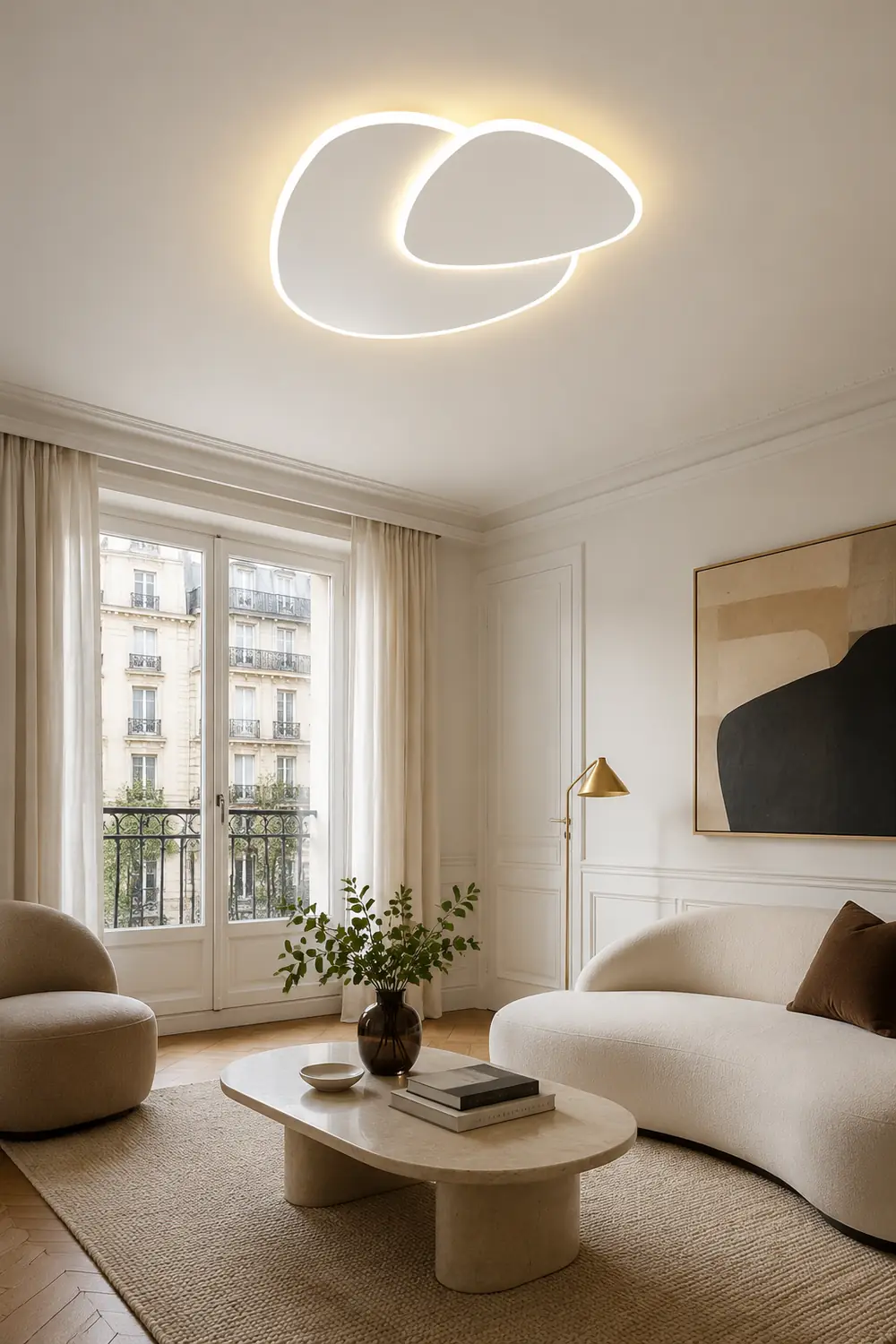 Nordic Geometry LED Acrylic Ceiling Light - Lumpaz
