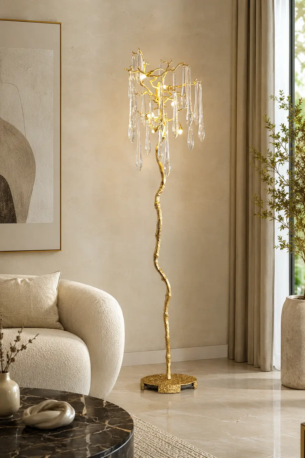 Aqua Babylonica Floor Lamp - Lumpaz