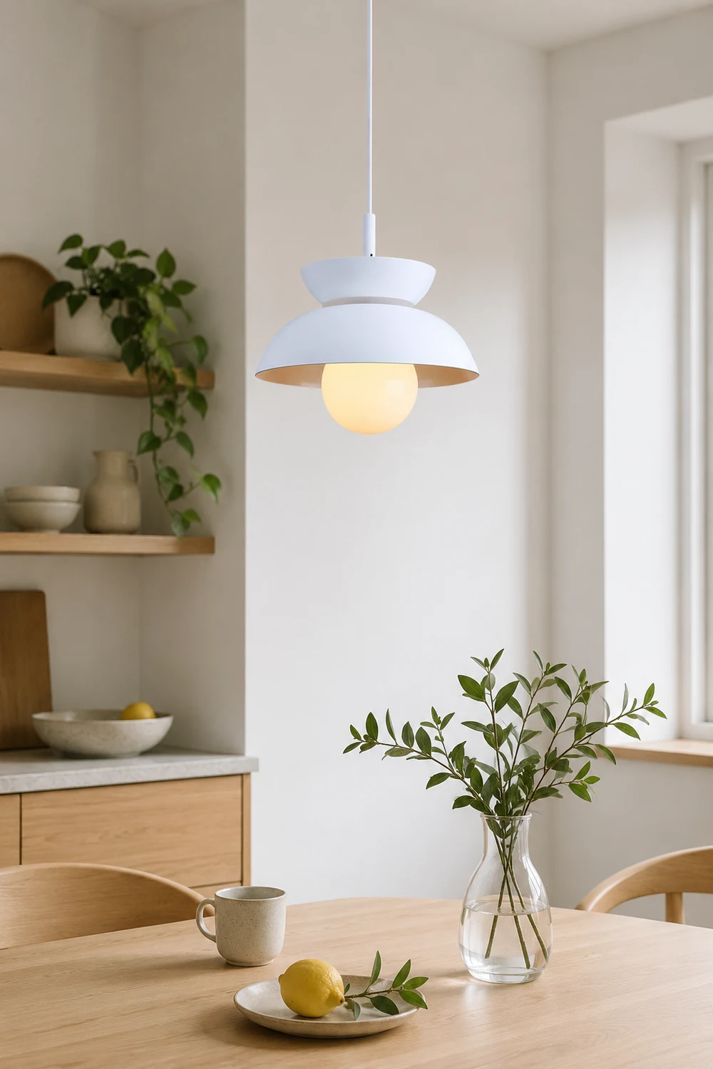 Macaroon Colorful Simple Round Pendant Light - Lumpaz