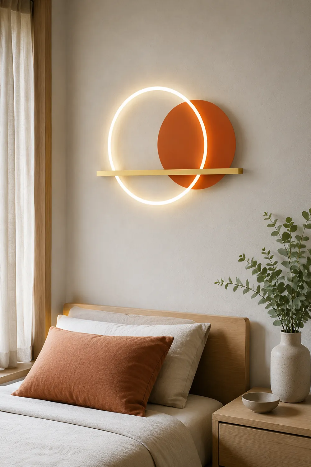 Round Cut Wall Lamp - Lumpaz