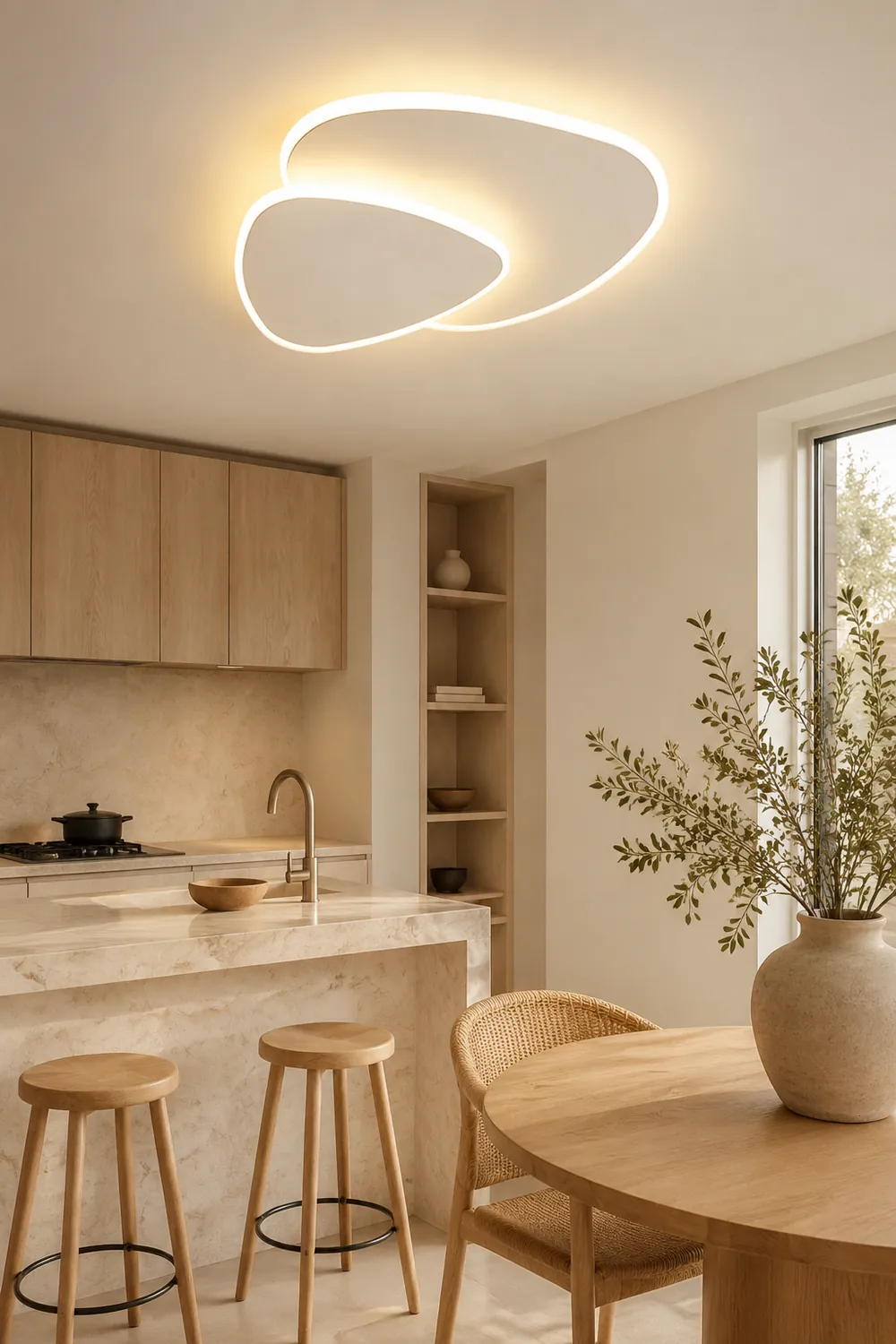 Nordic Geometry LED Acrylic Ceiling Light - Lumpaz