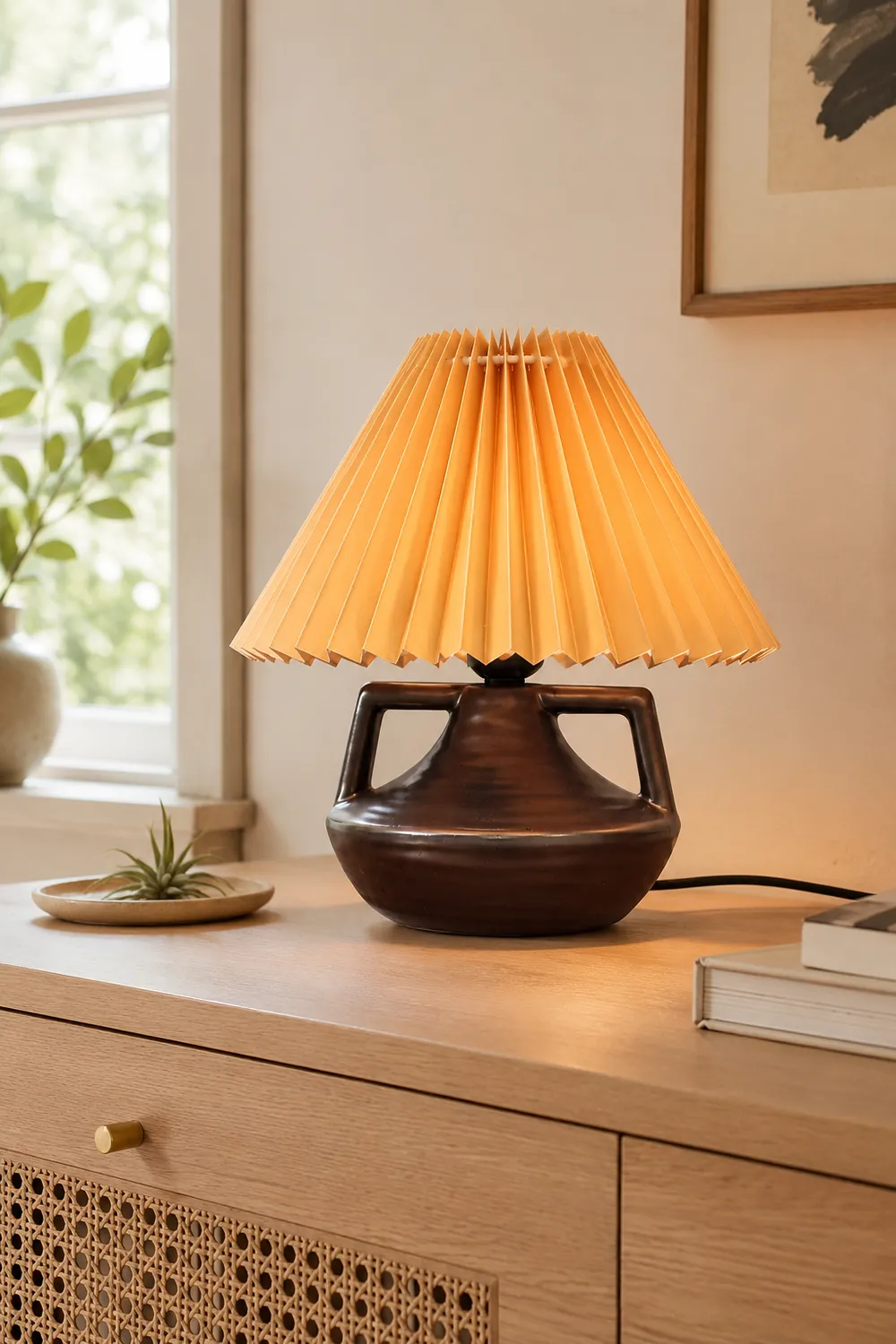 Navia Pleated Table Lamp - Lumpaz