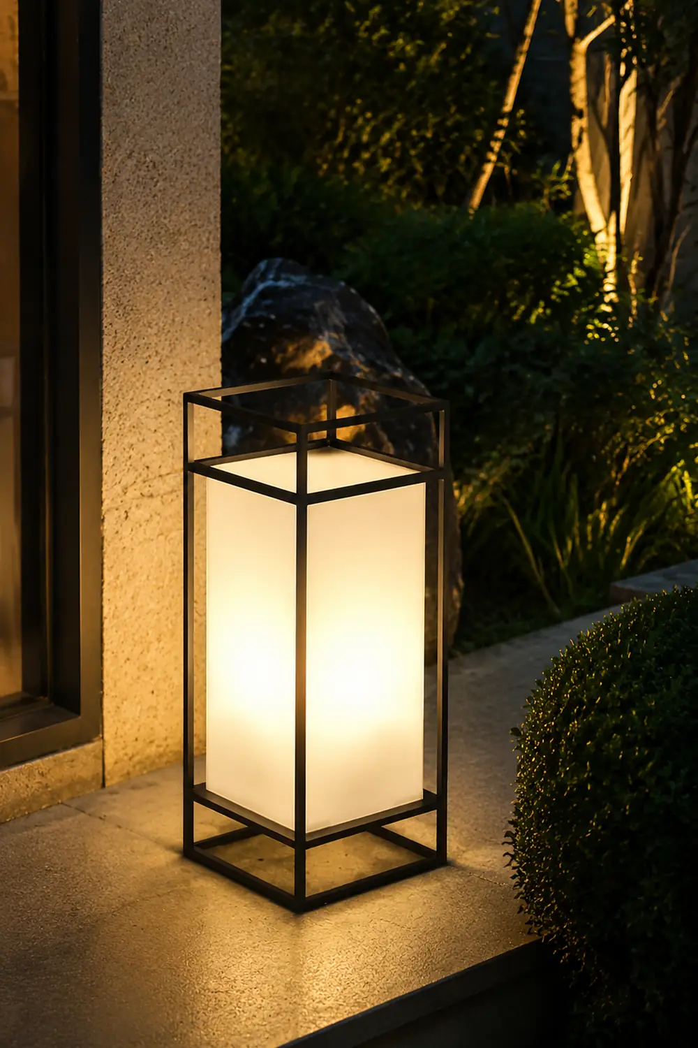 Cleo Lantern Outdoor Table Lamp - Lumpaz
