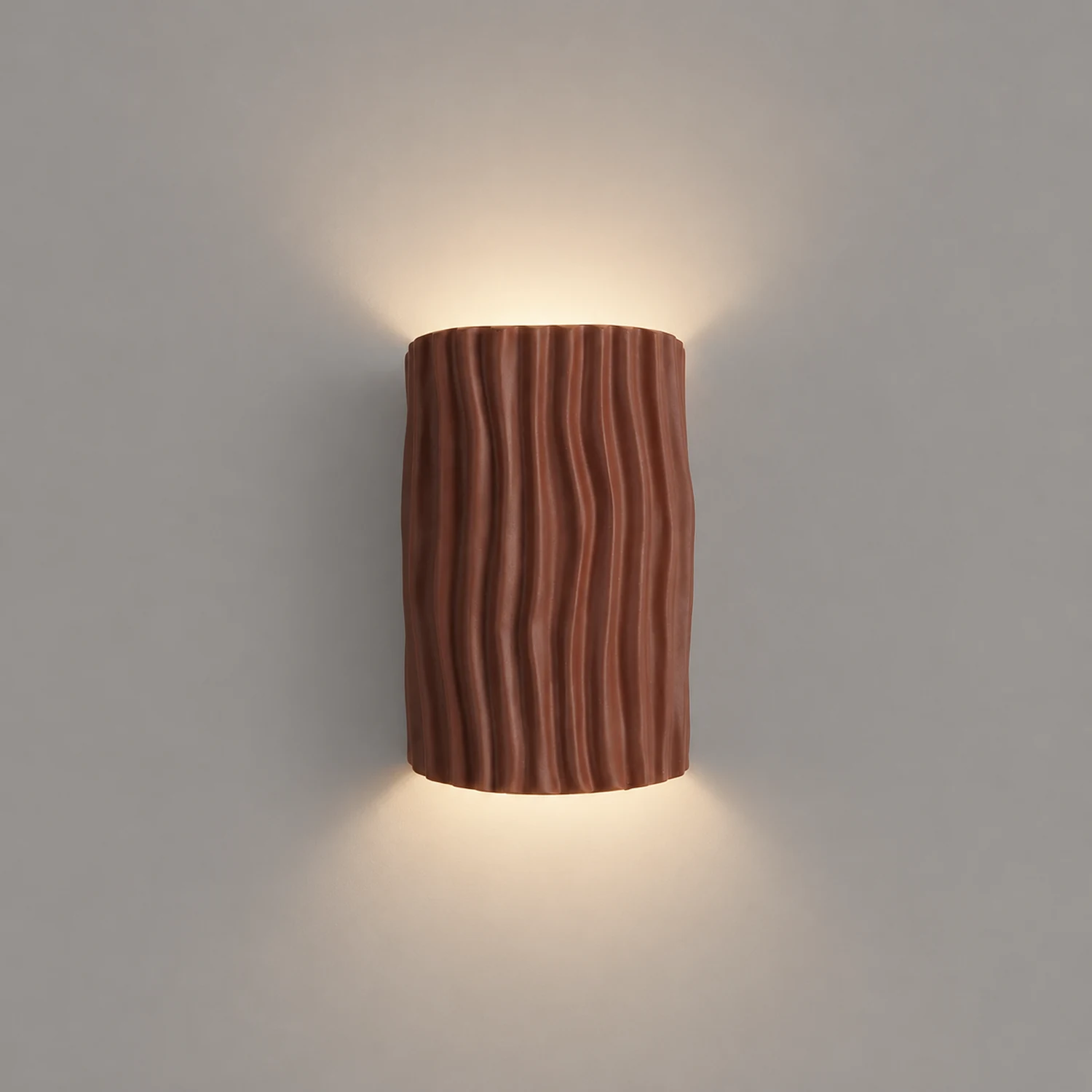 Pleated Resin Wall Lamp - Lumpaz