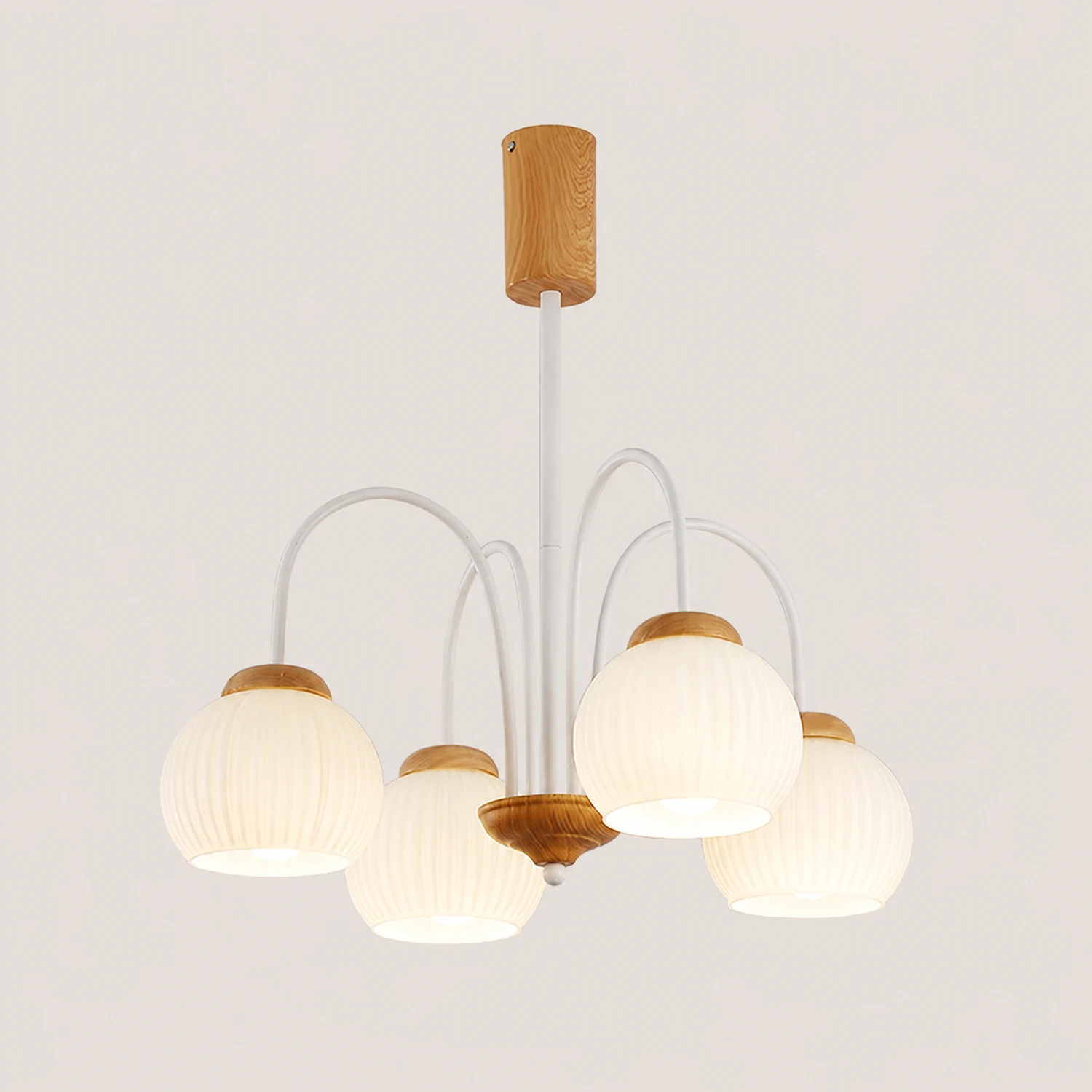 Molecural Wood Chandelier - Lumpaz
