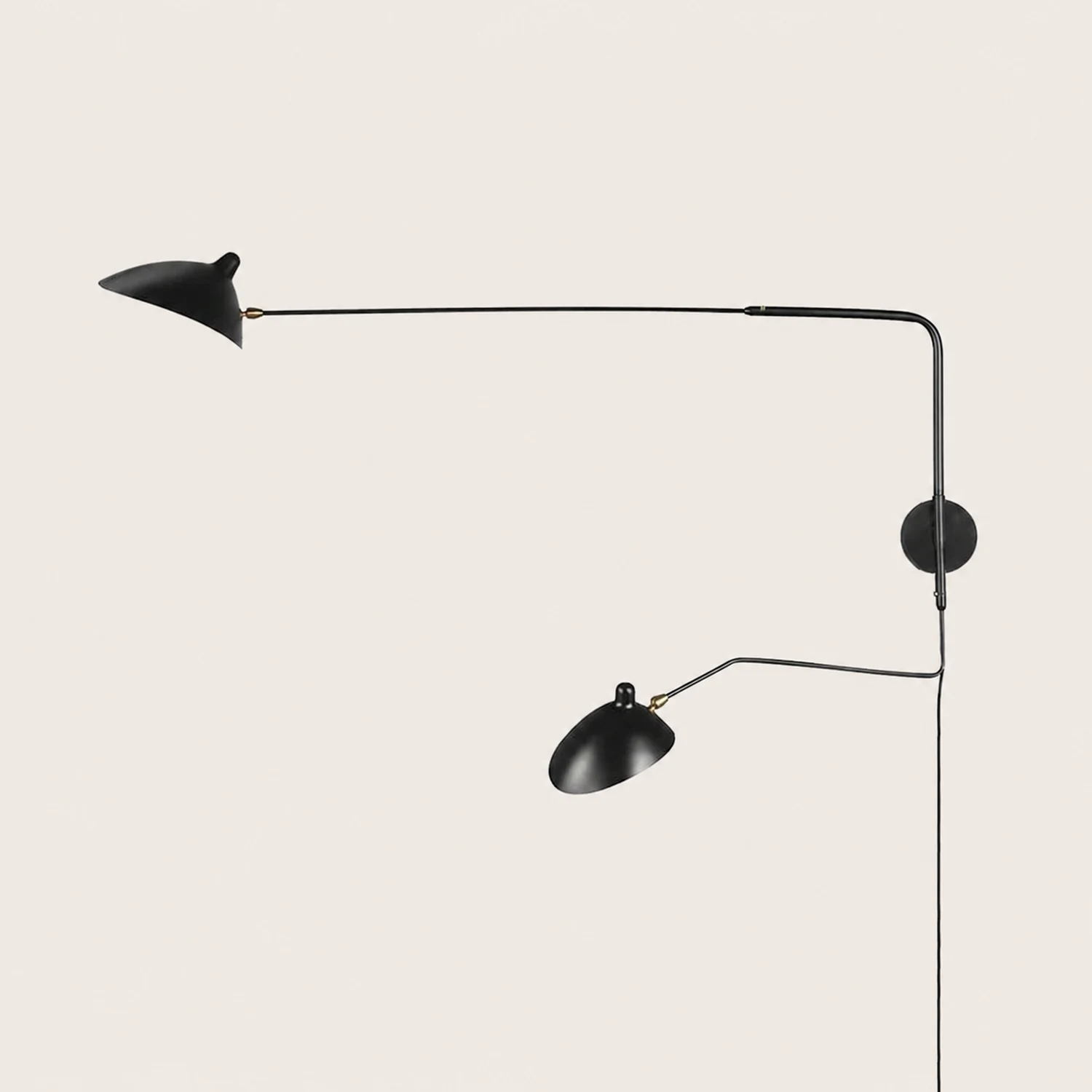 Serge Mouille Plug In Wall Lamp - Lumpaz