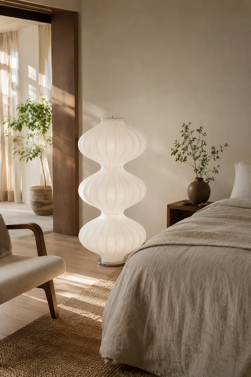 Mudusa Silk Floor Lamp - Lumpaz