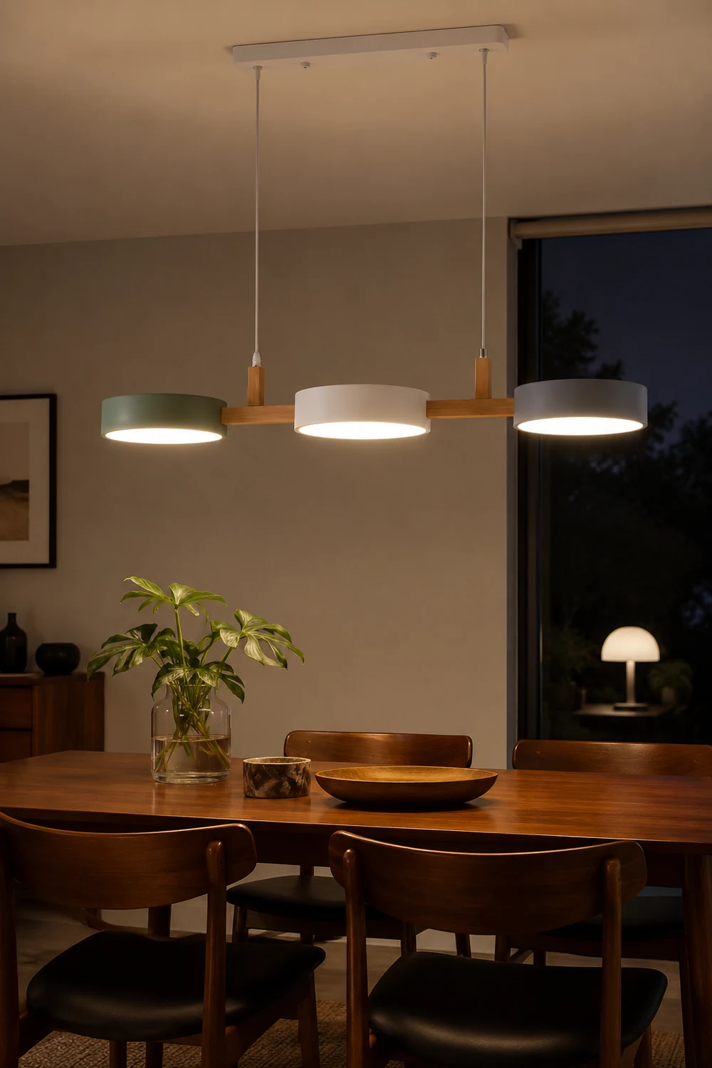 Modern Three Heads Creative Pendant Light - Lumpaz