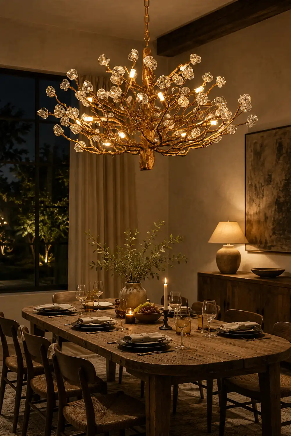Gemstone Branch Chandelier - Lumpaz