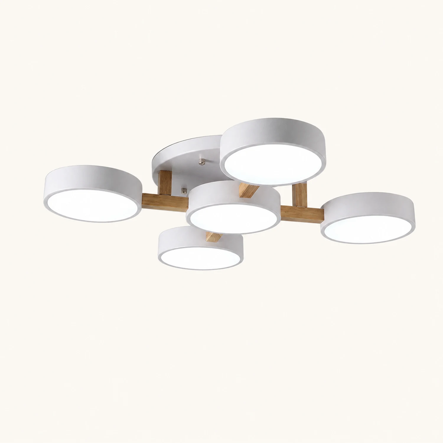 Contemporary Acrylic Multi-Heads Ceiling Light - Lumpaz
