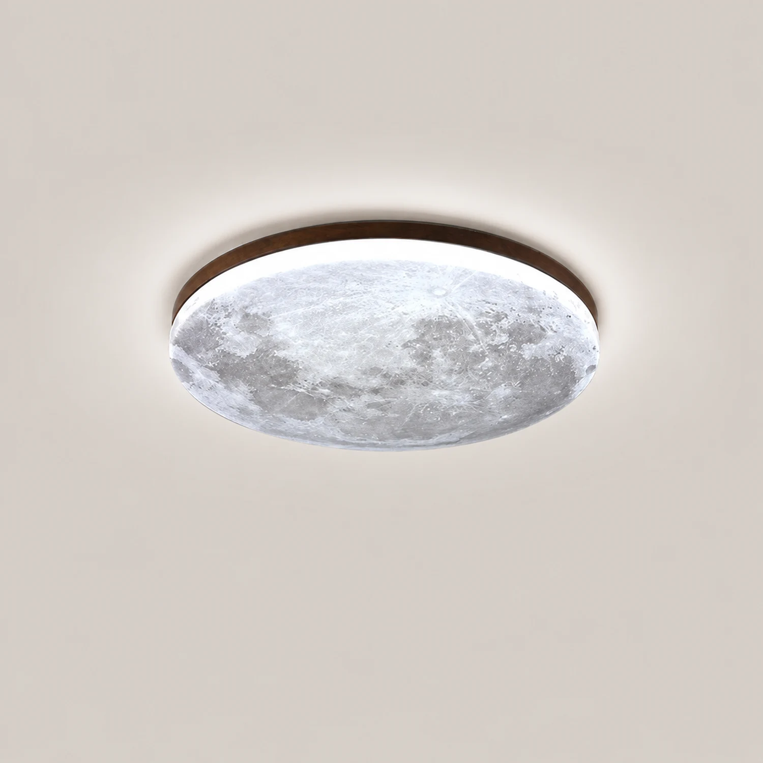 Creative Round Moon LED Ceiling Light - Lumpaz