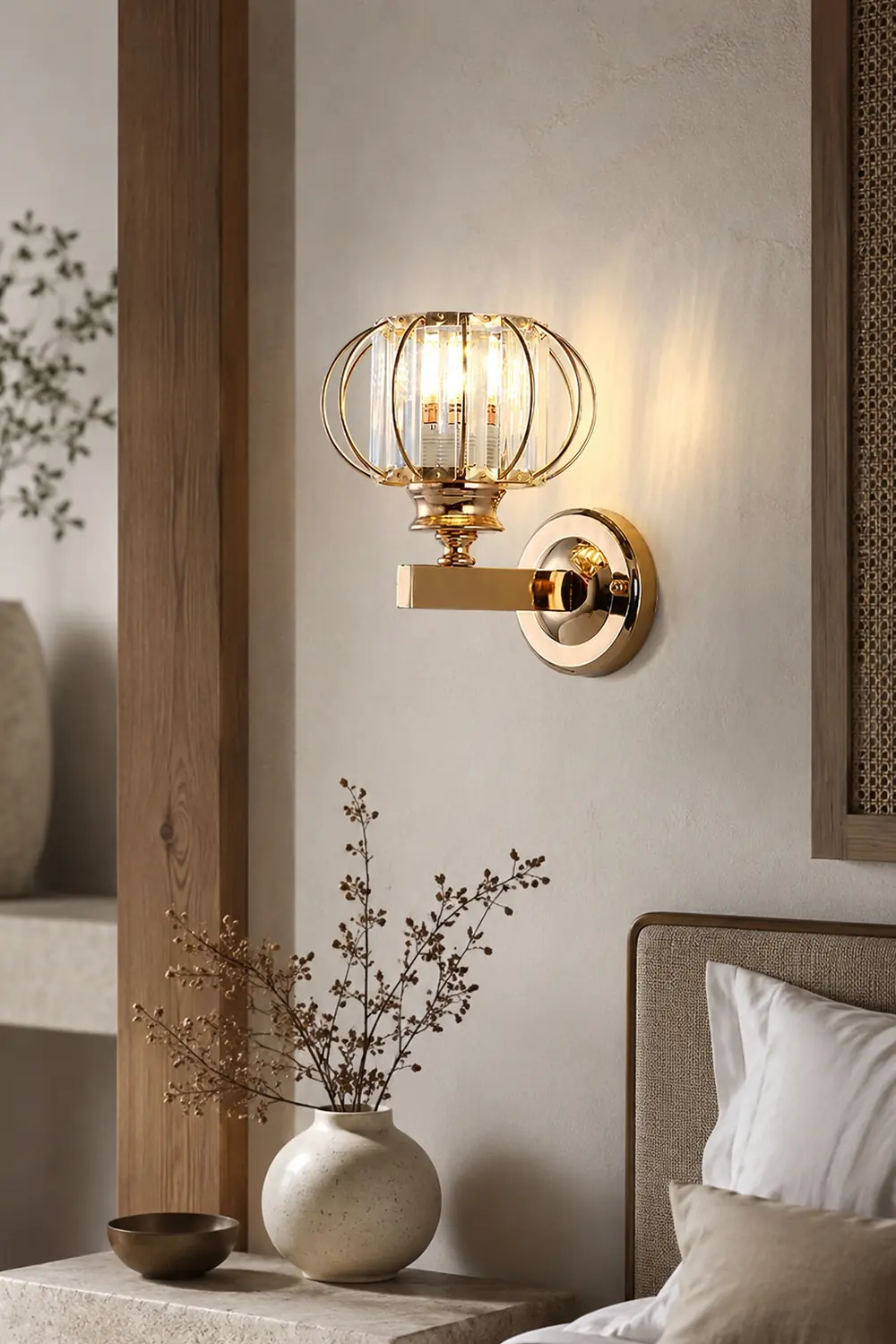 Vintage Modern Luxury Wall Sconce for Bedroom - Lumpaz