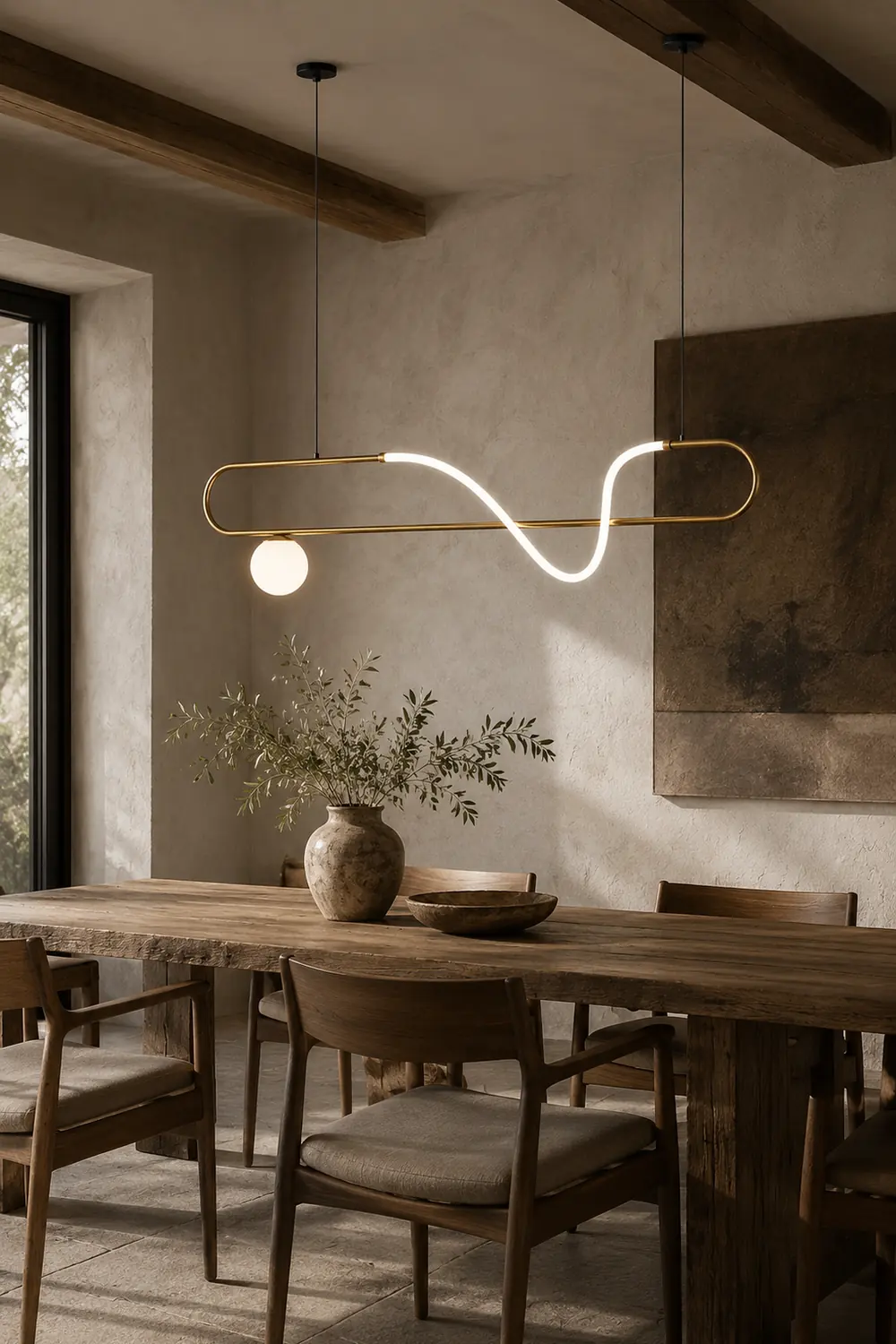 Kulgony Linear Chandelier - Lumpaz