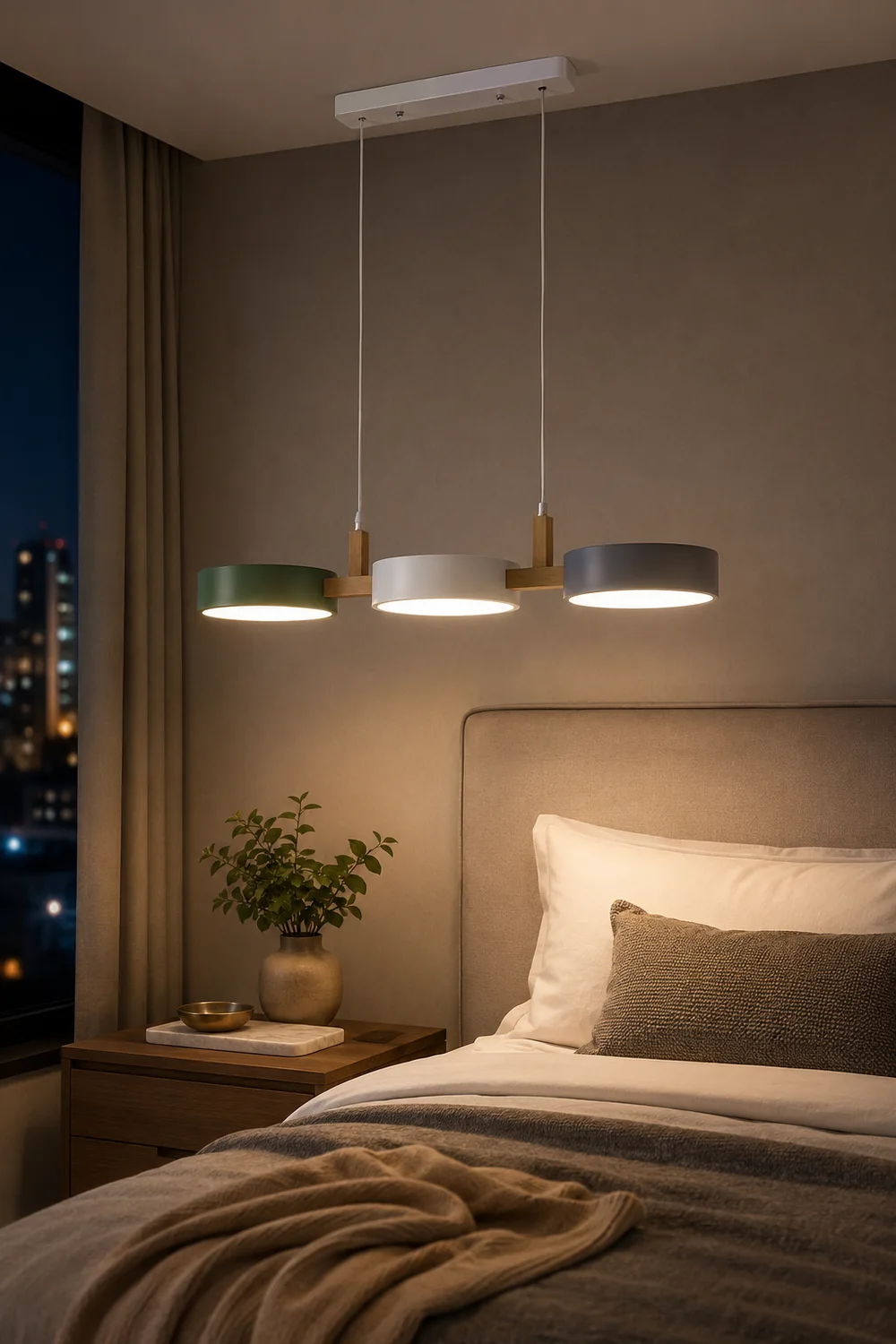 Modern Three Heads Creative Pendant Light - Lumpaz