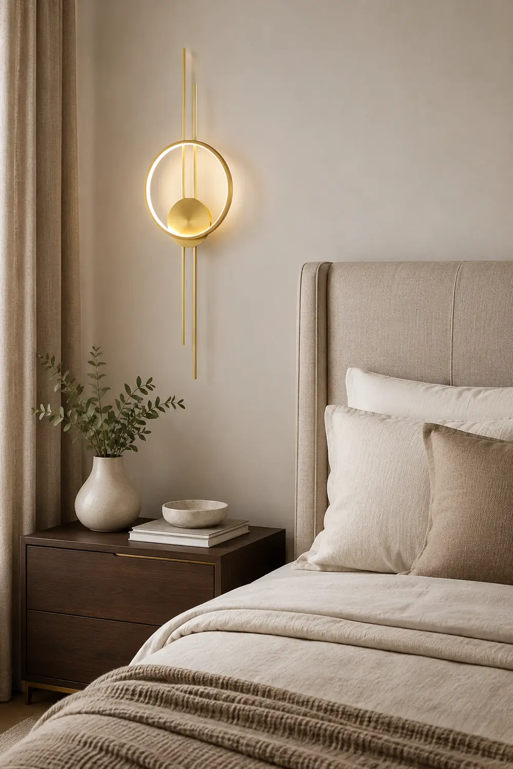 Circle And Line Wall Lamp - Lumpaz