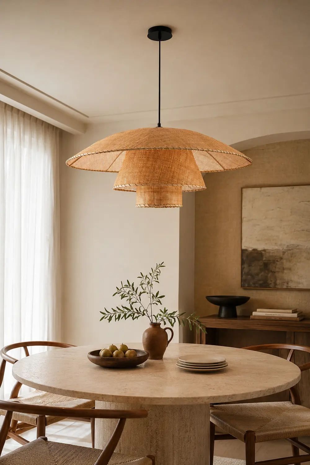 Lola Ratten Pendant Lamp - Lumpaz