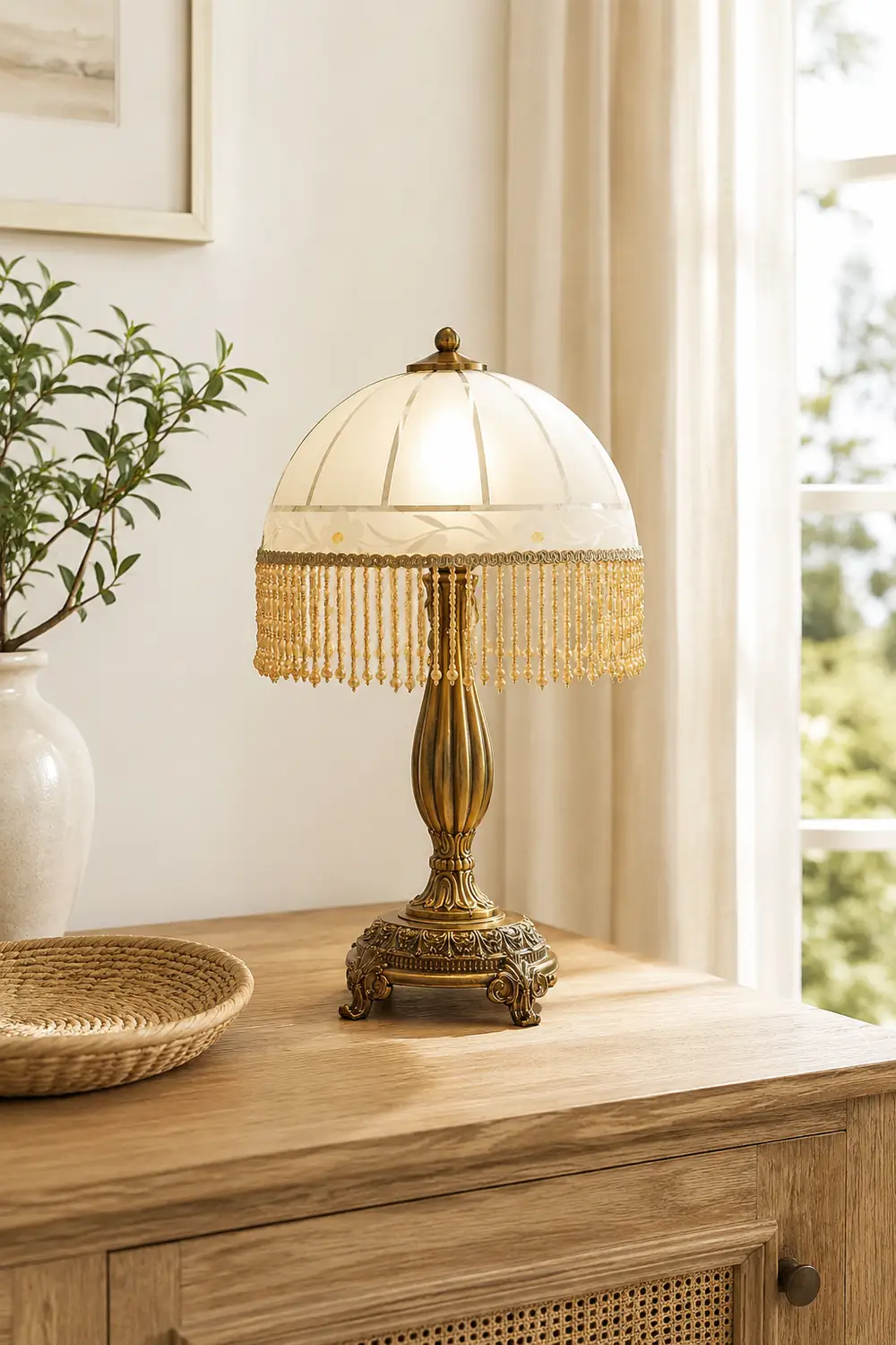 Tassel Flower Table Lamp - Lumpaz