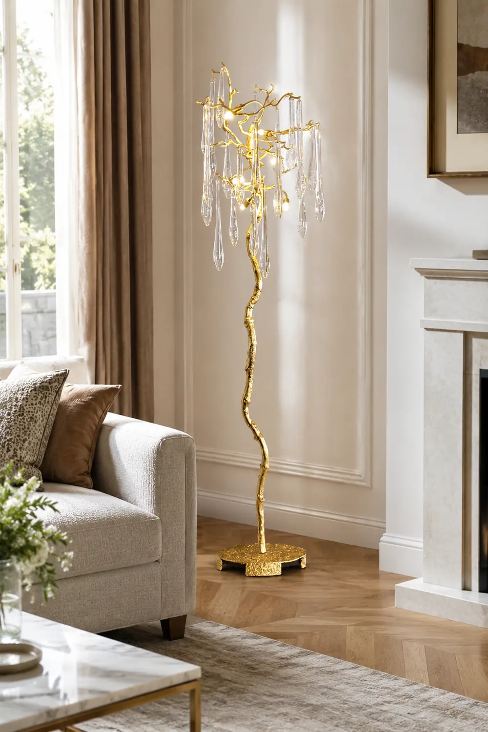 Aqua Babylonica Floor Lamp - Lumpaz
