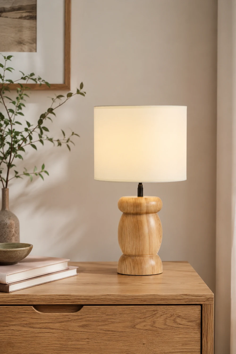 Pebble Wood Table Lamp - Lumpaz