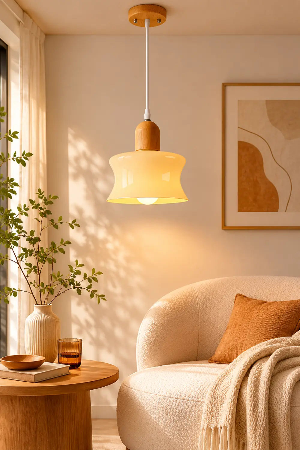 Mellow Glass Pendant Lamp - Lumpaz